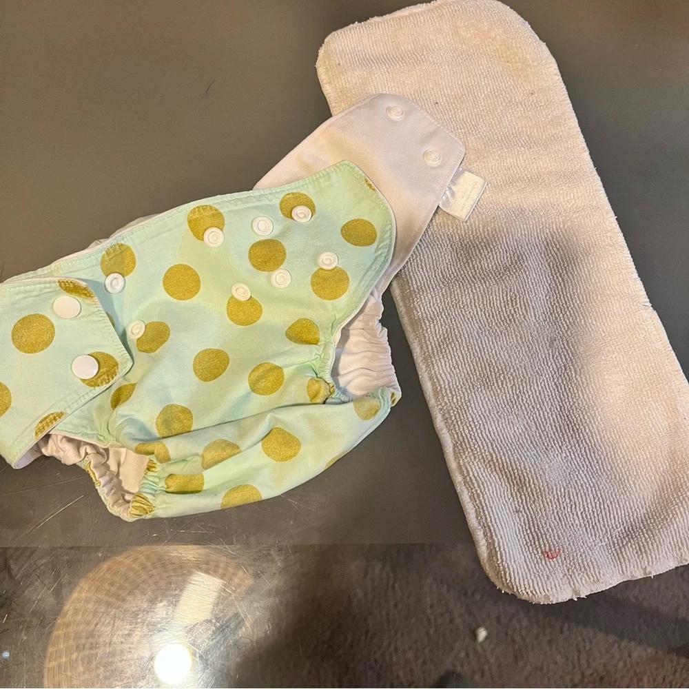 Colorful girls Cloth Diaper Set of 2